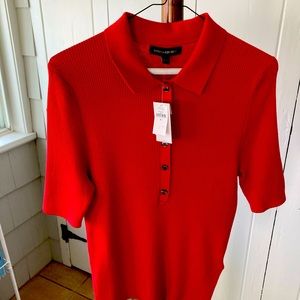 New Banana Republic crew with collar